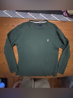 Ralph Lauren Men's Dark Green Crewneck Sweater